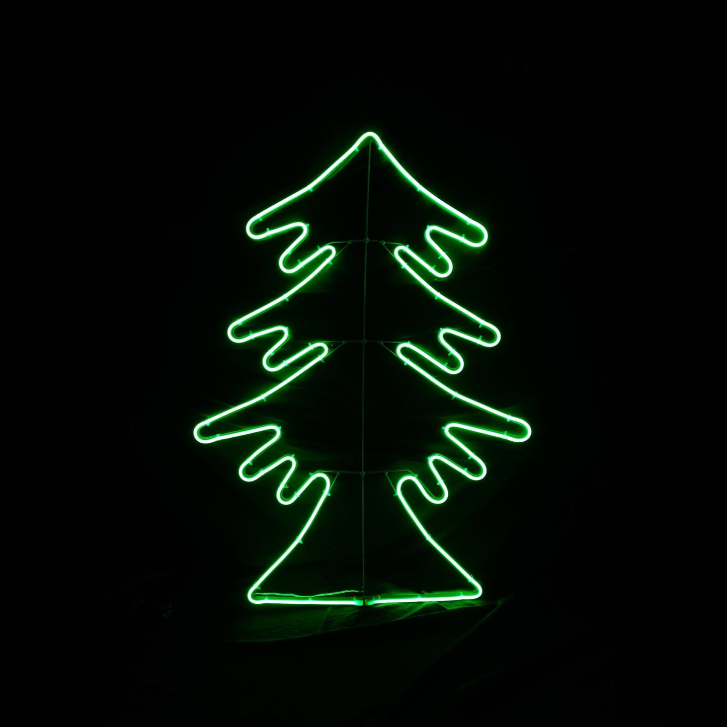 Clearance Christmas LED Neon Motif Christmas Tree 81x64cm Outdoor Display