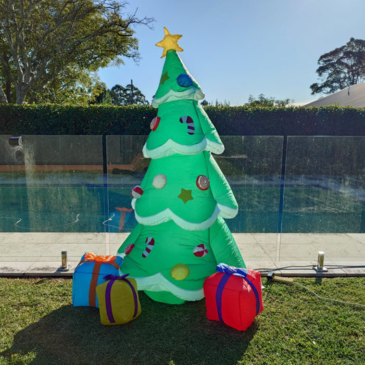 Christmas Decoration Inflatable 210cm Christmas Tree with Gift Boxes
