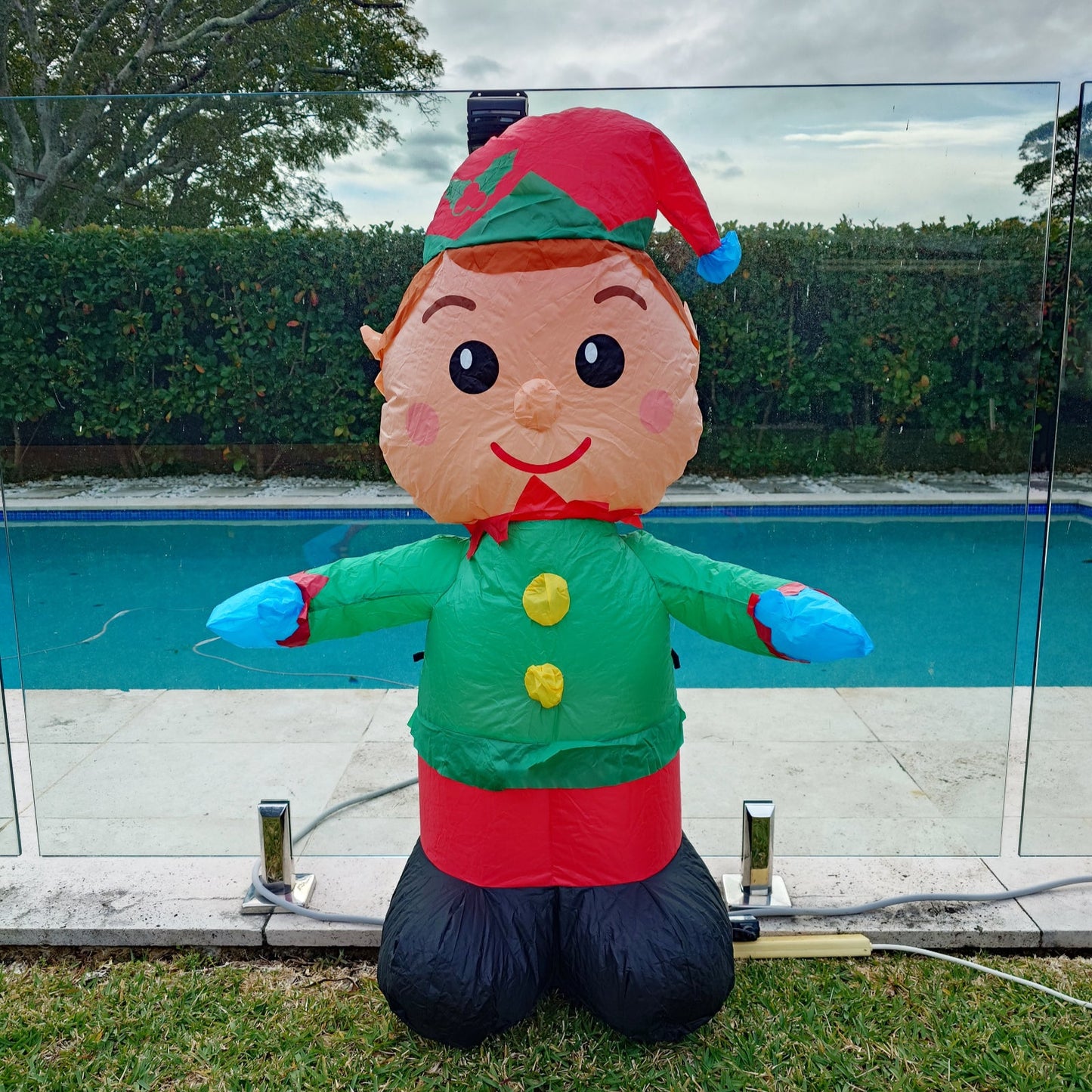 Christmas Decoration Inflatable 120cm Standing Elf