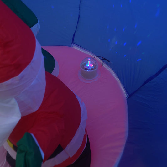 Christmas Decoration Inflatable 150cm Snow Globe with Disco LED Lights