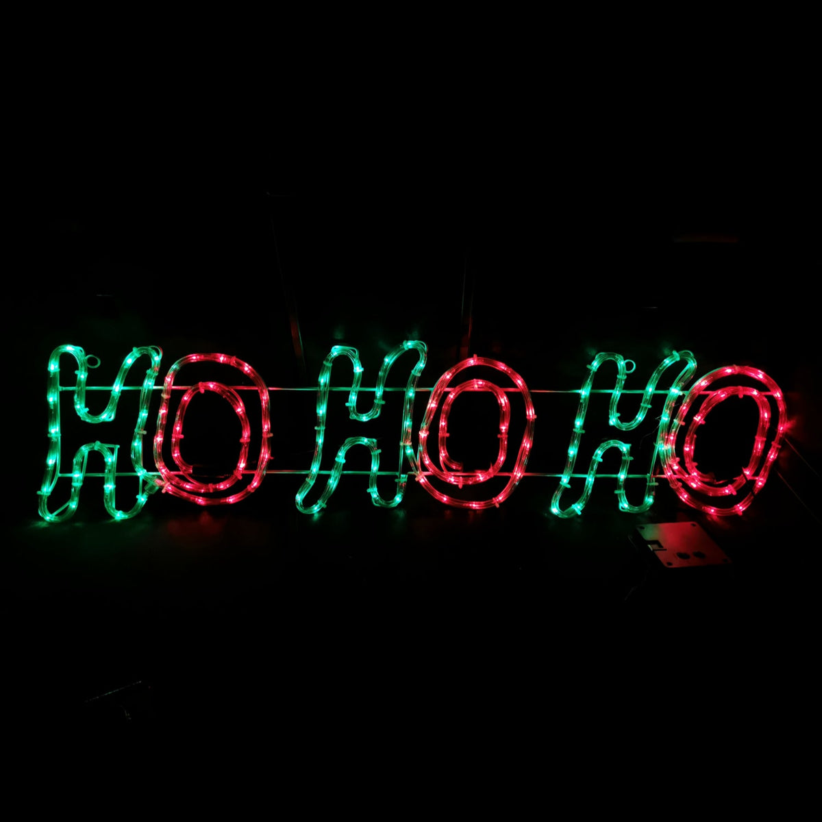 Christmas Motif Santa HOHOHO LED Motif Animated 100x25cm Outdoor Display