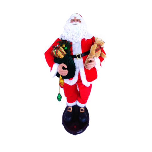 150cm Musical Animated Dancing Santa Claus Sings & Dances 5 Christmas Songs