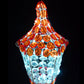 Christmas Decoration 3D Crystal Beads Lamp Post 150cm LED Display Indoor/Outdoor