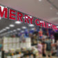 Commercial Merry Christmas LED Motif Garland 60cm Tall Letters Outdoor Display