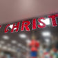 Commercial Merry Christmas LED Motif Garland 60cm Tall Letters Outdoor Display