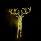 Christmas Decoration 3D Frame Standing Buck Reindeer 150cm Warm White LED Outdoor