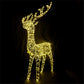 Christmas Decoration 3D Frame Standing Buck Reindeer 150cm Warm White LED Outdoor