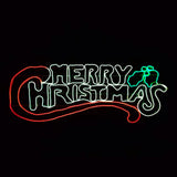 Christmas LED Neon Motif Animated Merry Christmas 150x53cm Outdoor Display