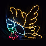 Clearance Christmas LED Motif Animated Dove 75x69cm Outdoor Display