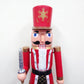 160cm Musical Animated Moving Red Nutcracker Sword Wielding Sings Jingle Bells Christmas Decoration