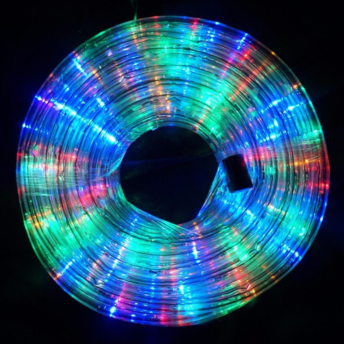 Christmas 10m LED Rope Light 8 Colours Low Wattage 8 Function Controller