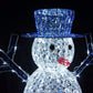 Christmas Decoration 3D Crystal Snowman 50, 80, 120cm LED Display Indoor/Outdoor