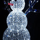 Christmas Decoration 3D Crystal Snowman 50, 80, 120cm LED Display Indoor/Outdoor