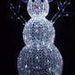 Christmas Decoration 3D Crystal Snowman 50, 80, 120cm LED Display Indoor/Outdoor