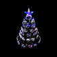 60cm Table Top Fibre Optic Tree Blue White Twinkle LED Light Christmas Tree Decor