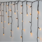 Solar Powered LED Icicle String Lights Christmas Decoration 8 Functions Animations