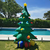 Christmas Decoration Inflatable 240cm Tall Christmas Tree With Gift Boxes LED Lit