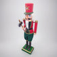110cm Musical Animated Moving Nutcracker Axe Wielding Sings Jingle Bells Christmas Decoration