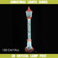 Christmas Decoration 3D Crystal Beads Lamp Post 150cm LED Display Indoor/Outdoor