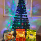 Christmas Decoration 3D Motorised Pop-up Gift Box LED Lit Indoor Display