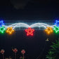 Christmas LED Motif Neon Light Shooting Bursting Stars Animated 280x72cm Outdoor