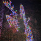 Christmas Decoration 3D Frame Standing Buck Reindeer 114cm Multi LED Indoor Outdoor