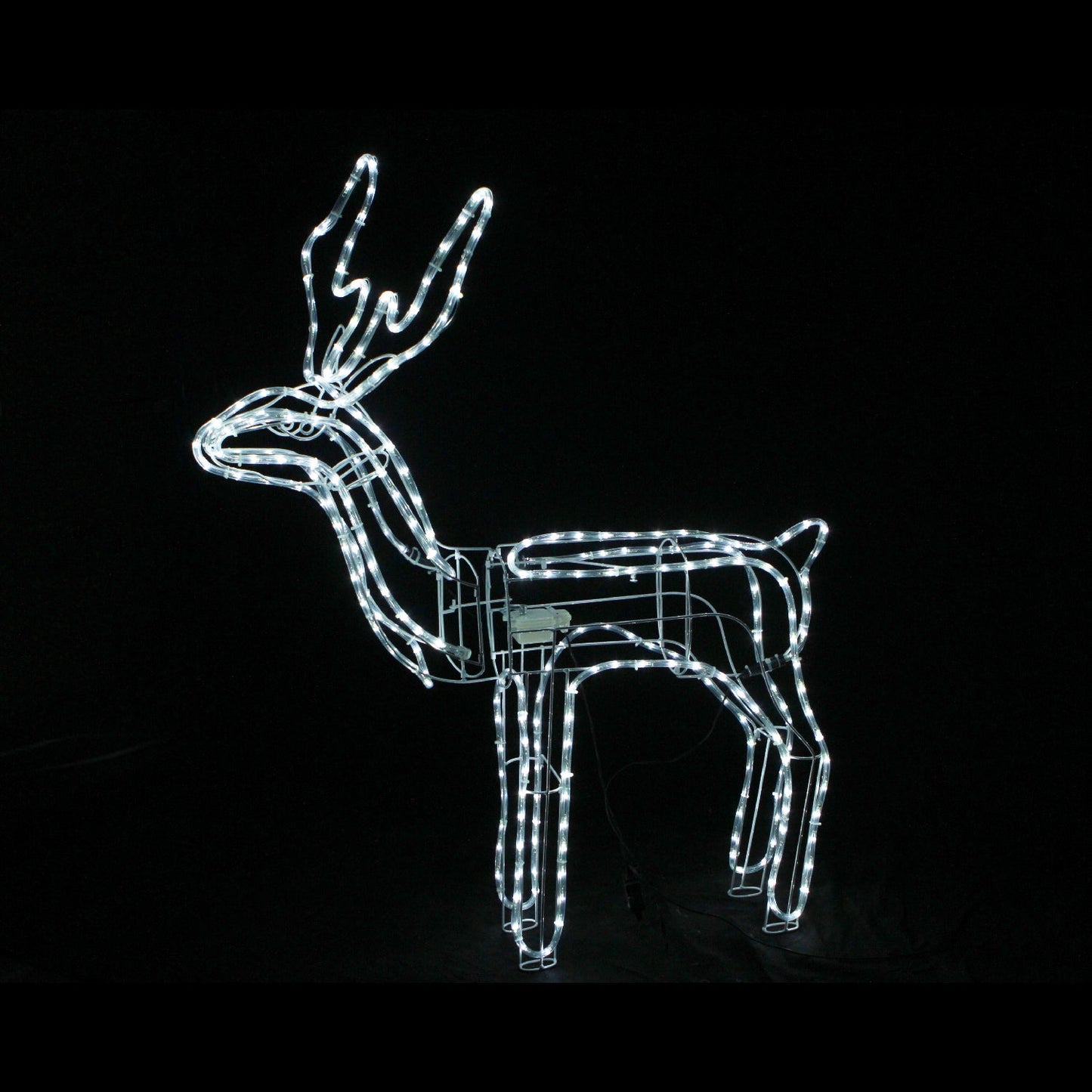 3D LED Christmas Motif 100x116cm Motorised Buck Reindeer Indoor/Outdoor