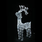 Christmas 3D Crystal Standing Reindeer 120x58x17cm Twinkle White LED Display Indoor/Outdoor