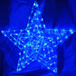 Christmas LED Motif RGB Remote Controlled Animated Star 57x57cm Indoor Outdoor Display Sign