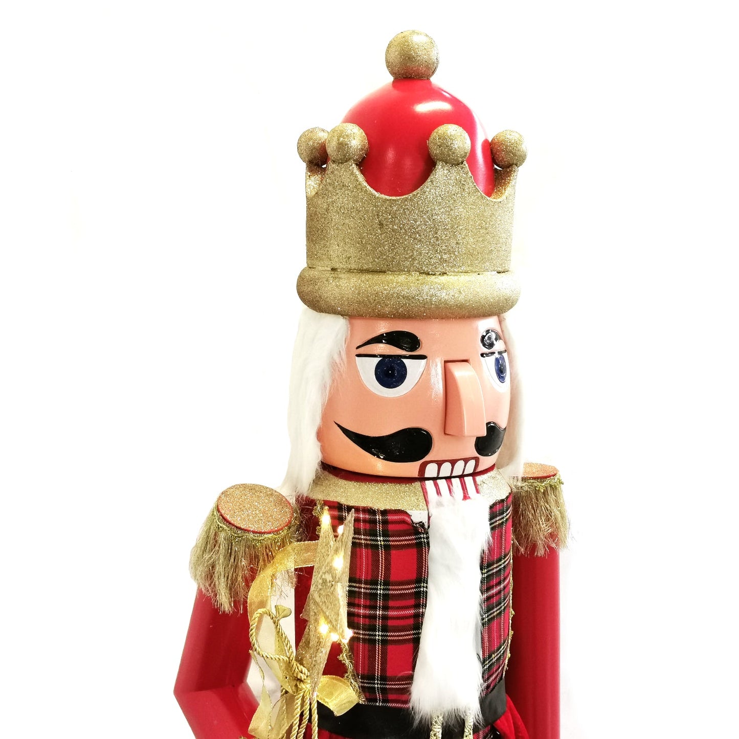 160cm Musical Animated Moving Nutcracker Sings Jingle Bells Christmas Decoration