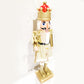 160cm Musical Animated Moving Golden Nutcracker Sings Jingle Bells Christmas Decoration