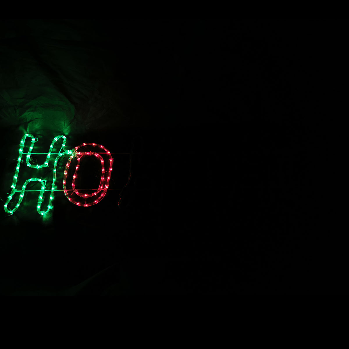 Christmas Santa HOHOHO LED Motif Flashing LEDs 150x38cm Indoor/Outdoor