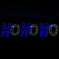 Christmas Santa HOHOHO LED Motif Flashing LEDs 150x38cm Indoor/Outdoor