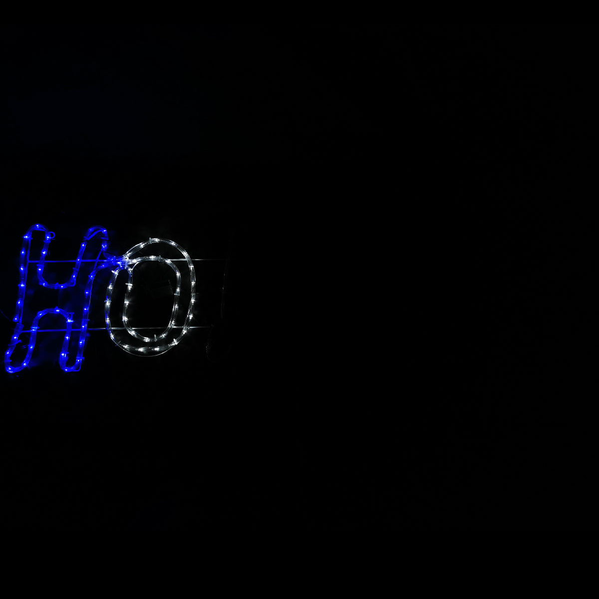 Christmas Santa HOHOHO LED Motif Flashing LEDs 150x38cm Indoor/Outdoor