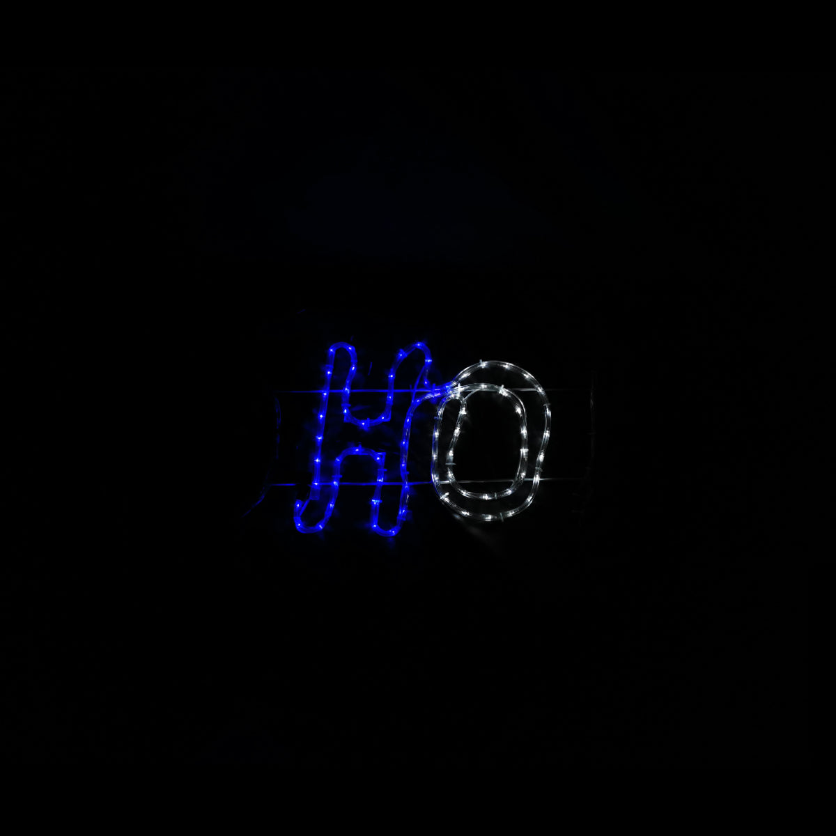 Christmas Santa HOHOHO LED Motif Flashing LEDs 150x38cm Indoor/Outdoor