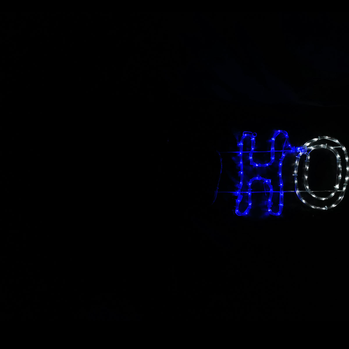 Christmas Santa HOHOHO LED Motif Flashing LEDs 150x38cm Indoor/Outdoor