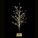 Christmas Decoration 60cm Table Top Micro LED Twinkle Warm White Birch Tree Battery Powered