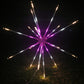 Christmas 640 LED Burst Star Fireworks Animated Waterflow Effect 100cm Diameter Height Adjustable