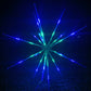 Christmas 640 LED Burst Star Fireworks Animated Waterflow Effect 100cm Diameter Height Adjustable
