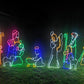 Christmas LED Motif 6 Pcs Jesus Birth Nativity Set Mary Joseph Shepherds Three Kings