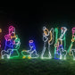 Christmas LED Motif 6 Pcs Jesus Birth Nativity Set Mary Joseph Shepherds Three Kings