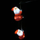 Clearance Christmas Decoration 3D Acrylic Climbing Santa LED Lit Miniature Santas 80cm Long