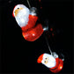 Clearance Christmas Decoration 3D Acrylic Climbing Santa LED Lit Miniature Santas 80cm Long