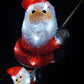 Clearance Christmas Decoration 3D Acrylic Climbing Santa LED Lit Miniature Santas 80cm Long