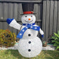 Christmas Decoration 3D LED Lit 3pcs Snowman Family 125cm Indoor/Outdoor