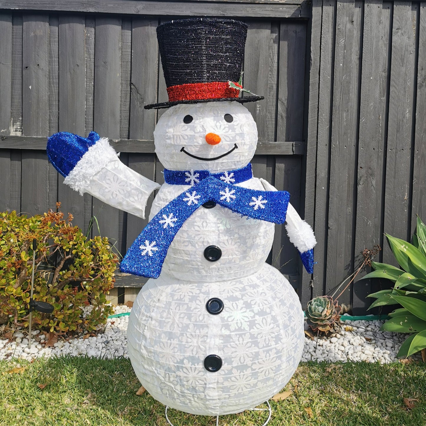 Christmas Decoration 3D LED Lit 3pcs Snowman Family 125cm Indoor/Outdoor