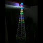 Christmas 310cm Cone Tree 390 LED Digitally Animated 24 Functions Multi Colour