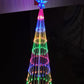 Christmas 310cm Cone Tree 390 LED Digitally Animated 24 Functions Multi Colour