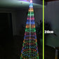 Christmas 310cm Cone Tree 390 LED Digitally Animated 24 Functions Multi Colour