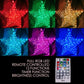 Christmas LED Motif RGB Remote Controlled Animated Star 57x57cm Indoor Outdoor Display Sign